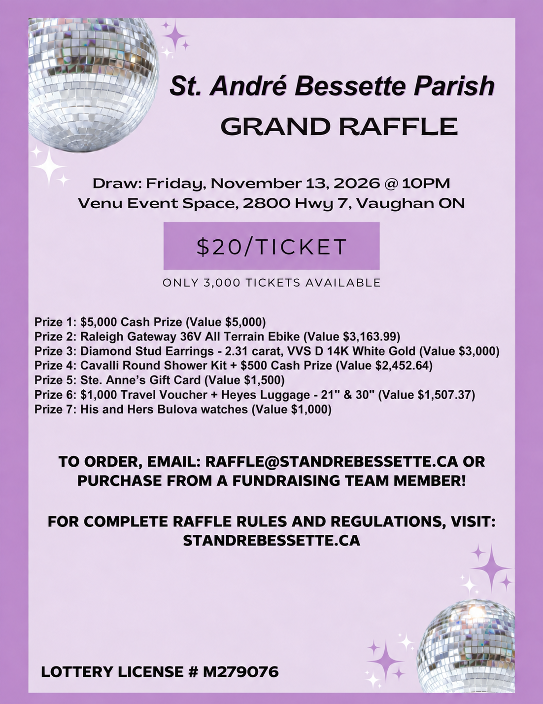 1ST RAFFLE FLYER – REVISED